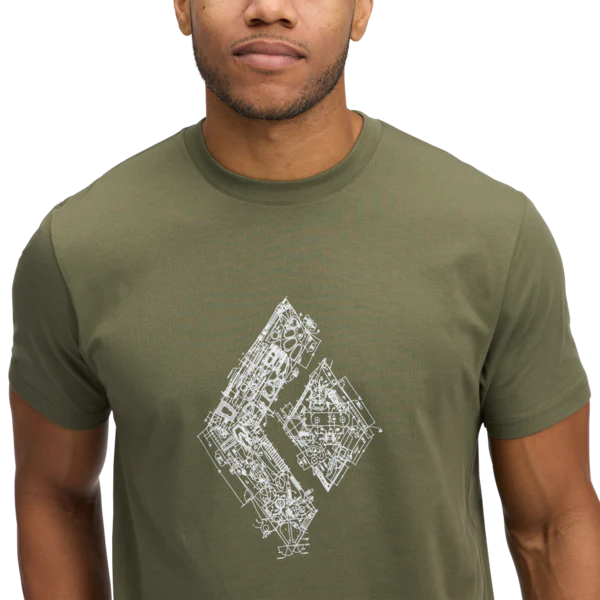 Engineered Diamond Short Sleeve Tee - Men's - Image 4