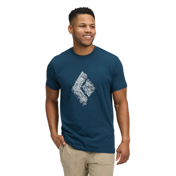 Engineered Diamond Short Sleeve Tee - Men's - Image 7