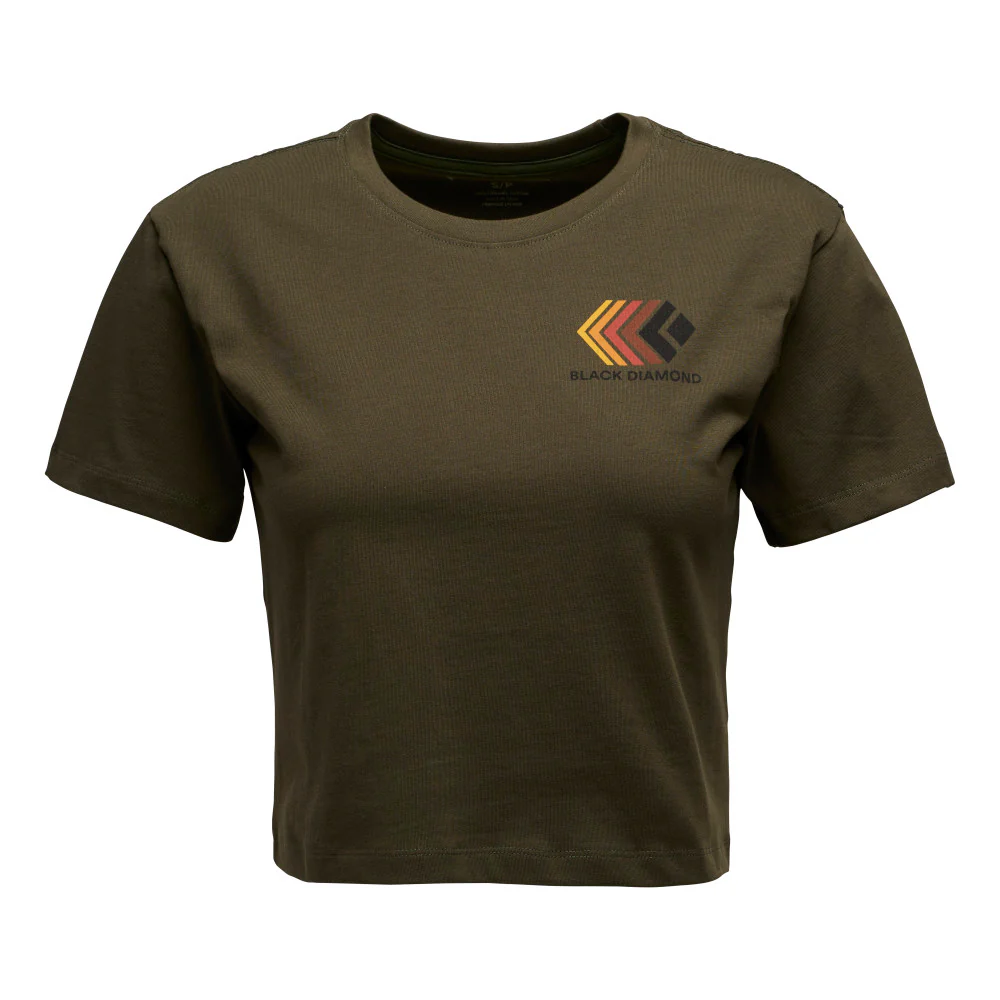 Faded Crop Short Sleeve Tee - Women's